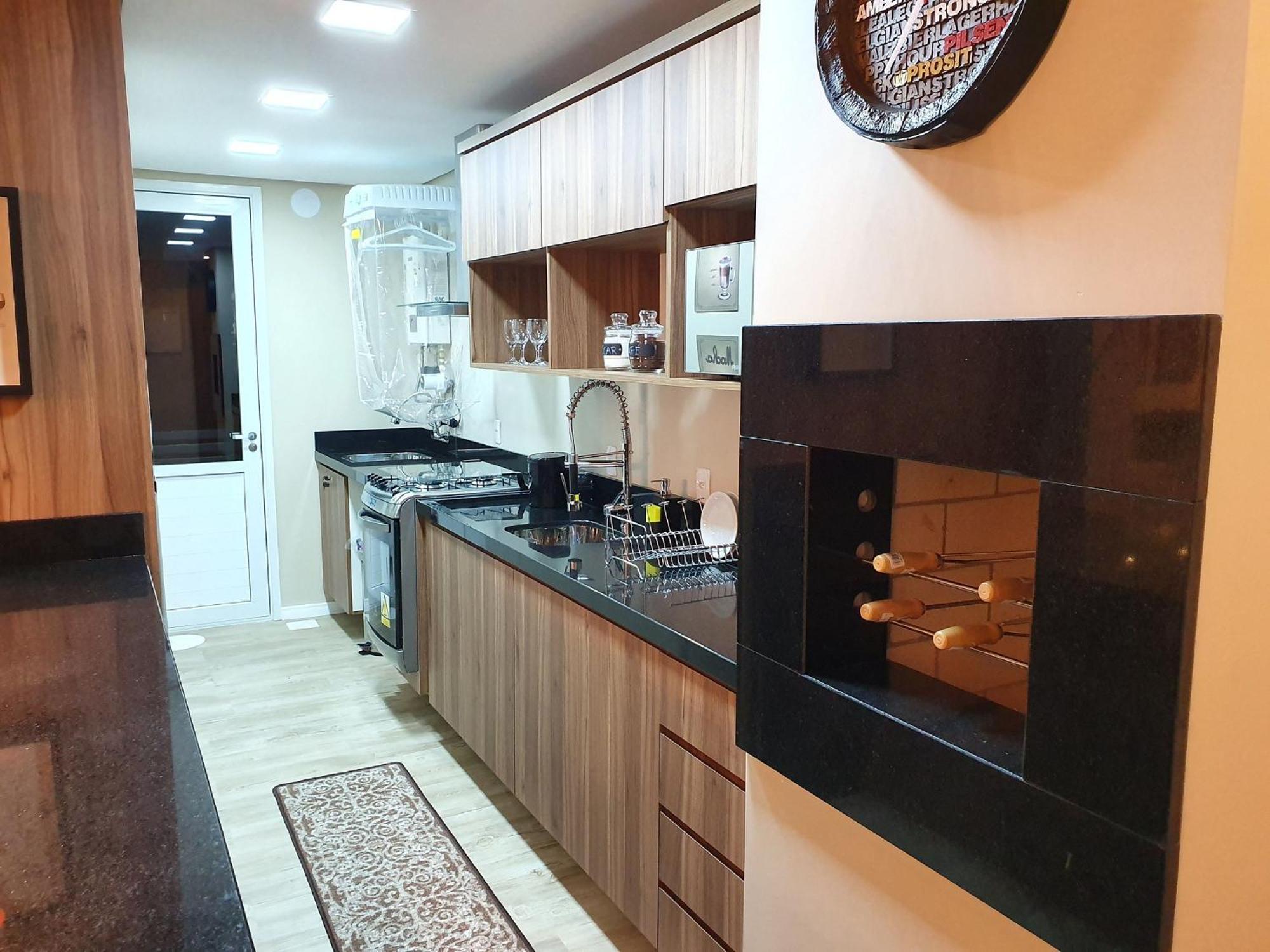 Apto Luxo 800M R. Coberta | 2 Suites | Mobiliado グラマド エクステリア 写真
