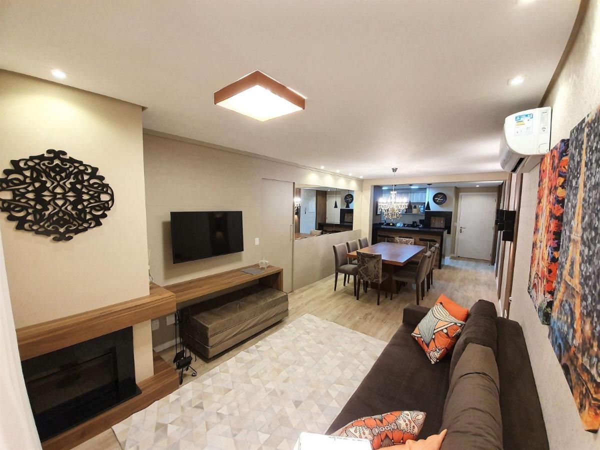 Apto Luxo 800M R. Coberta | 2 Suites | Mobiliado グラマド エクステリア 写真