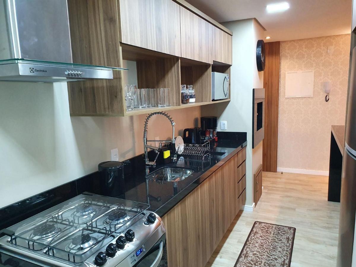 Apto Luxo 800M R. Coberta | 2 Suites | Mobiliado グラマド エクステリア 写真