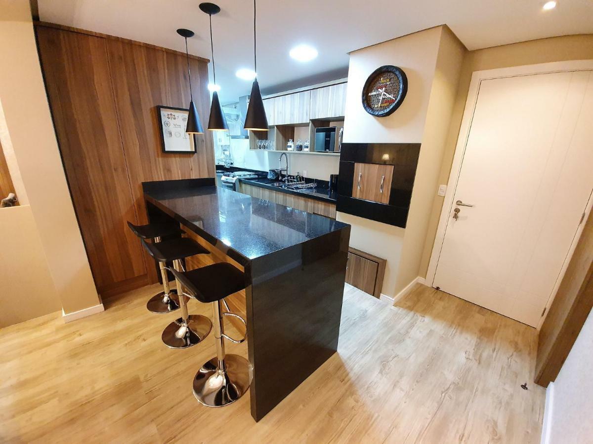 Apto Luxo 800M R. Coberta | 2 Suites | Mobiliado グラマド エクステリア 写真