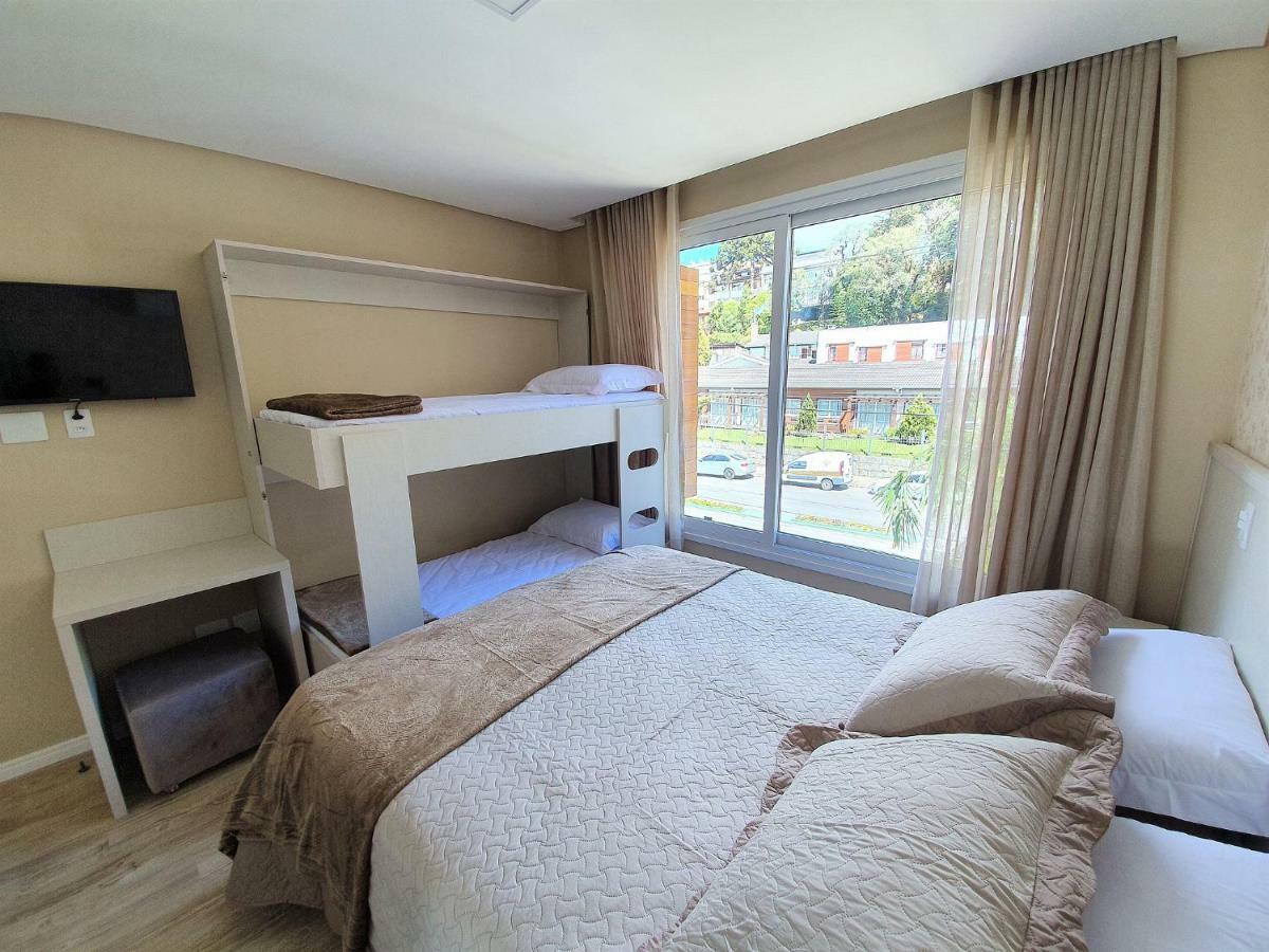 Apto Luxo 800M R. Coberta | 2 Suites | Mobiliado グラマド エクステリア 写真