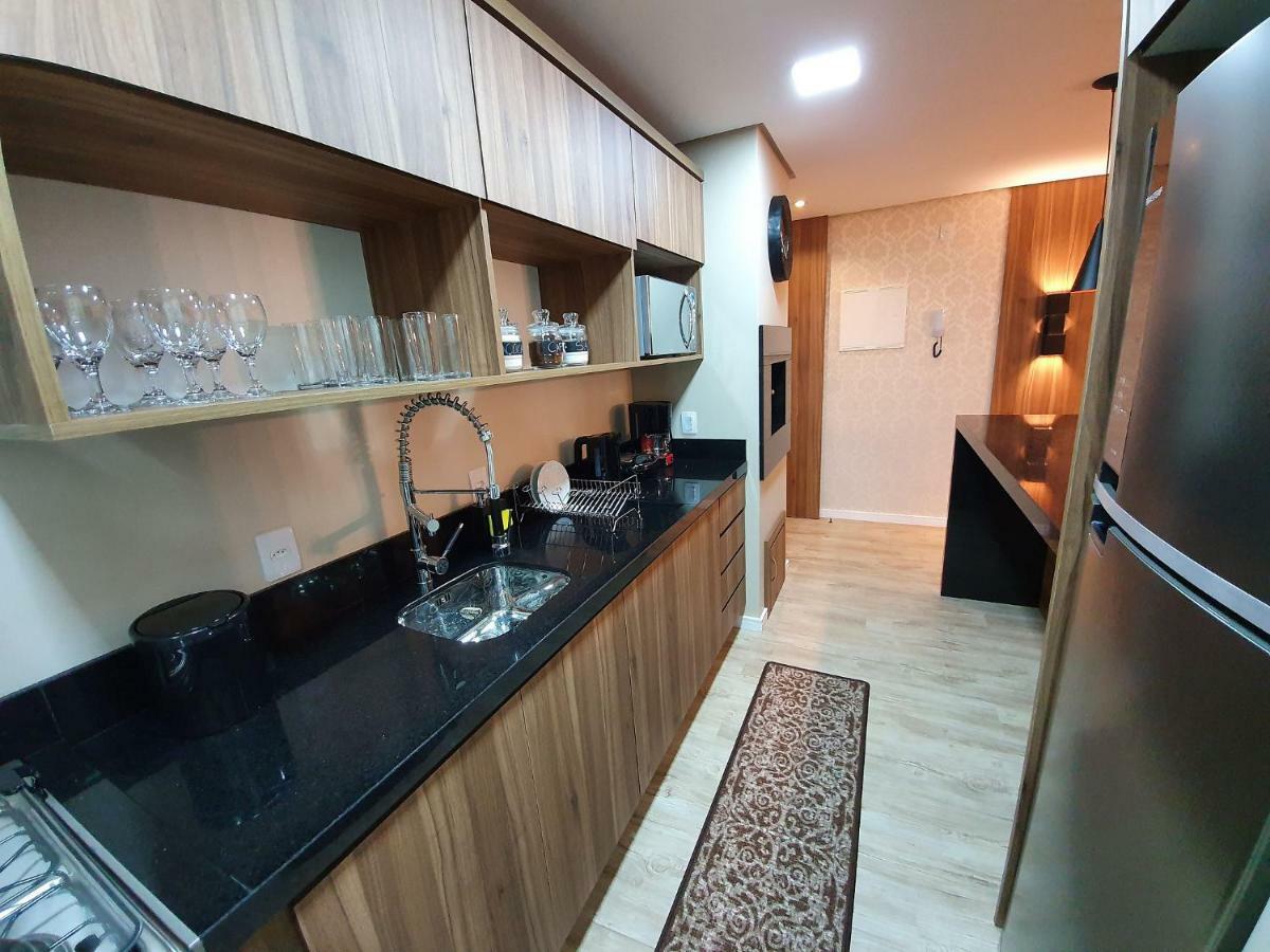 Apto Luxo 800M R. Coberta | 2 Suites | Mobiliado グラマド エクステリア 写真