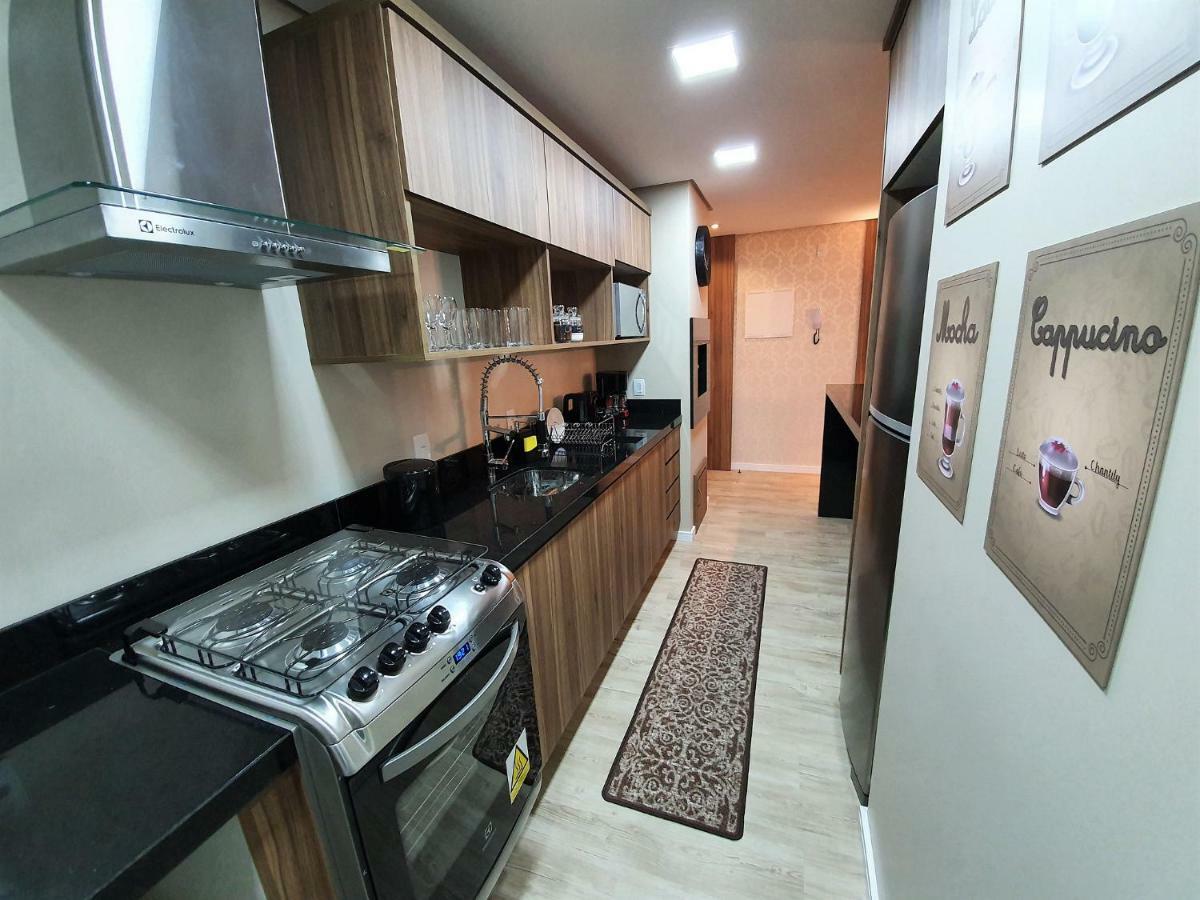 Apto Luxo 800M R. Coberta | 2 Suites | Mobiliado グラマド エクステリア 写真